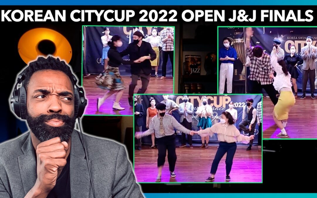 Korean Citycup 2022 open jack and jill finals reaction | Lindy Hop and Swing Dance